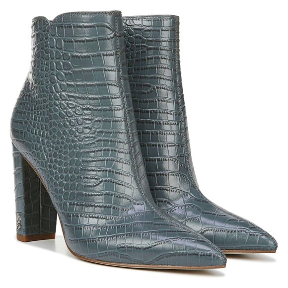 Sam Edelman Shoes - SAM EDELMAN "RAELLE" Point Croc Booties